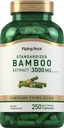 Piping Rock Bamboo Except capsules | 30000mg | 250 Counter | 草药补充 | Silica 210mg | Non-GMO, Gluten Free