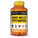 MASON NATURAL 小型多维生素,维生素A,C,D3,E,B1,B2,B3,B6,B12,Folate和钙促进总体健康,100天供应
