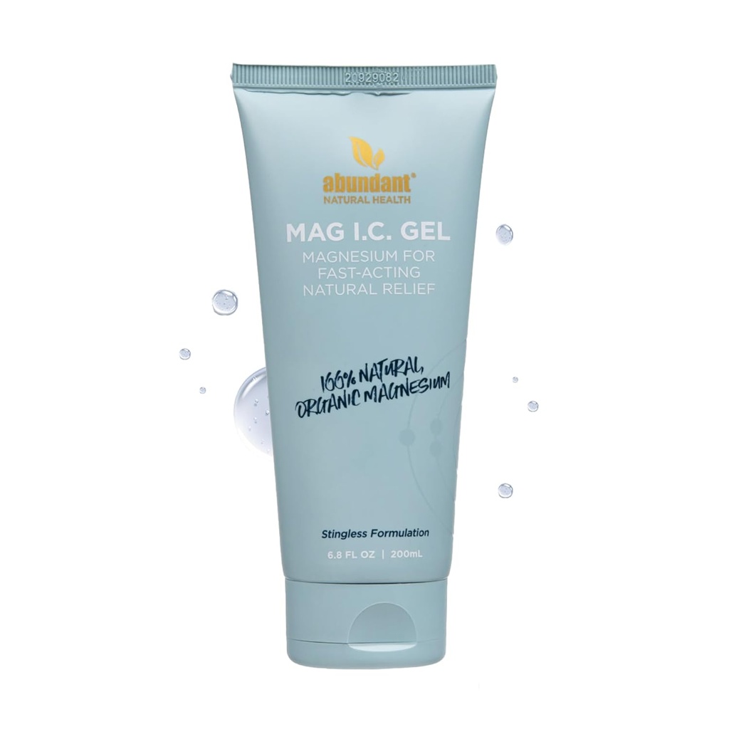 MAG I.C. Gel 带有Cucumber Stem Cells的镁-快速肌肉减肥、松弛、无刺、敏感皮肤安全、无裂纹、200mL