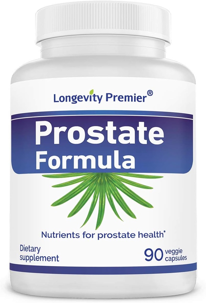 带有标准化的Saw Palmetto 提取器的长寿前列腺公式,用于预防前列腺健康和头部丢失的外列腺