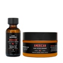 生活 胡萝卜油和黄油制革基(英语:Live Bearded Beard Oil and Butter Grooming Kit) - 在美国制造 – 全自然配料 与谢亚,阿尔甘,乔乔巴 – 增长支持 – 美国人 – Cedar, Vetiver, Bergamot