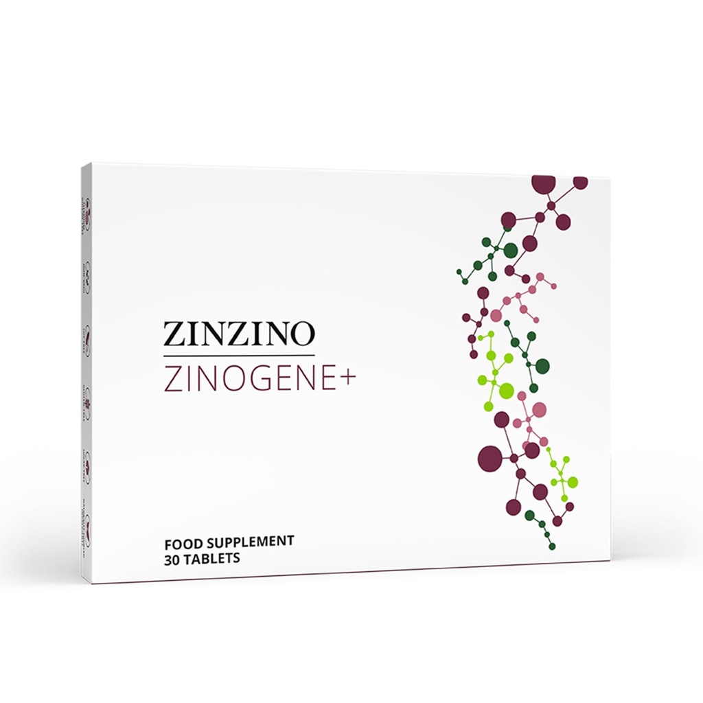 ZinoGene+ - 深清洁补充剂,配有富可安类,多酚,维生素C和锌 - 支持恢复健康 - 30片