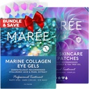 MAREE Eye Gels & Acne 程序包 - 用于Puffy Eyes 和 Dark Circle 的 Eye Gels & Acne 设备包 - 用于Puffy Eyes 和 Dark Circle 、 Hydrocolloid Acne 治疗设备 - Marine Collagen & Hyaluronic Acid, Green Algae 提取和茶树油