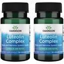 Swanson Luteolin Complex w/ Rutin - 脑支持补充促进记忆,Mood & 认知健康 - 帮助维持神经系统的自然公式 - (30 Veggie Capsules) 2 Pack