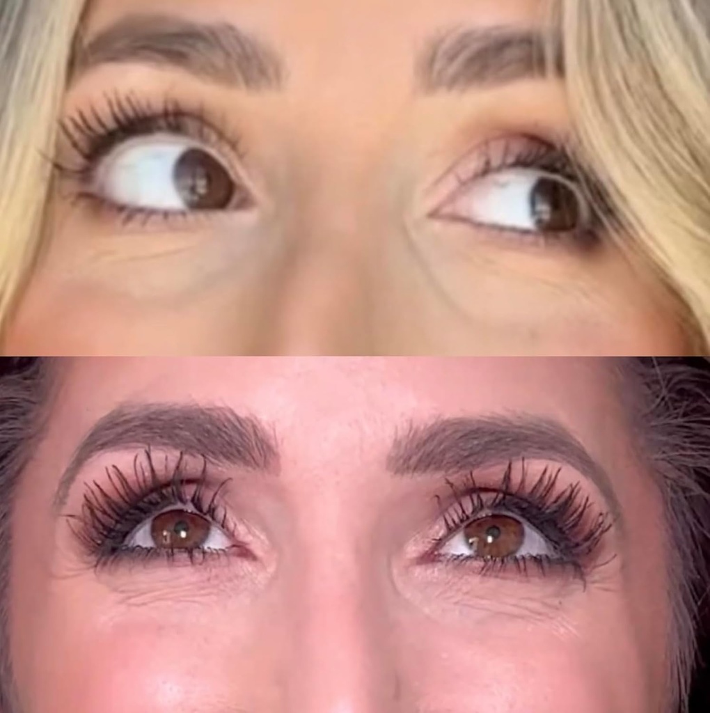 由 Nutralux Brow 和 Lash 生长液和有机成份制作的 NutraLash 对于敏感眼 - 非刺激性: Castor Oil(无己烷) + Vitamin E + Keratin + Biotin, Peptides, Swertia Japonica 提取法, 南瓜种子油, Acorus Calamus 根提取法, Panax Ginseng 提取法, 用于发型生长的五烯化甘醇调节法