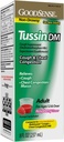 GoodSense Tussin Cough Syrup DM, Raspberry Flavor, 有效缓解咳嗽和胸塞, Tins Mucus, 8 Fl Oz