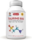 Andrew Lessman Taurine 600-60 Capsules - 支持健康血压,心脏,肝,眼和耳健康. 纯净,氨基酸陶林的高潜力源. 无附加