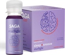 SAGA 星光有机睡眠镜头 — 与梅拉托宁,雷希,瓦莱里安根,阿斯瓦甘达,香美尔 — 无糖,维冈,零卡路里,植物睡眠支持,旅行尺寸(2奥兹)的自然睡眠援助.