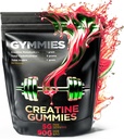 胆固醇单水合物(Creatine Monohydrate Gummys) - 肌肉生长,性能,耐力 - 每服5克Creatine - Vegan, Non-GMO, Gluten-Free, 在美国制造 - 90cmt(90个伯爵,西瓜)
