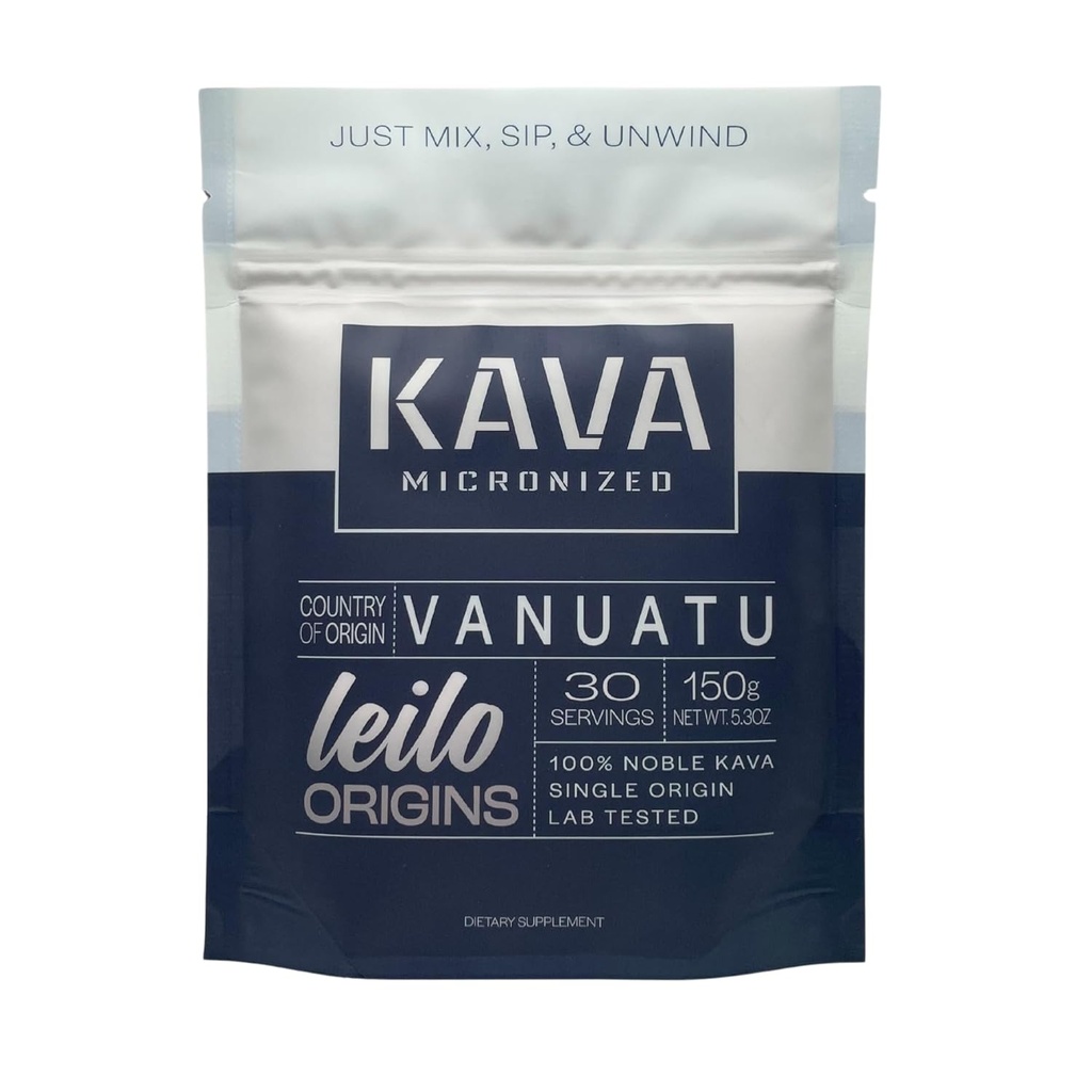 Leilo Instant Mix Micronized Kava Powder |来自瓦努阿图,