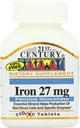 21世纪铁 27 Mg Ferrous Gluconate 板块,110 计数(包2)