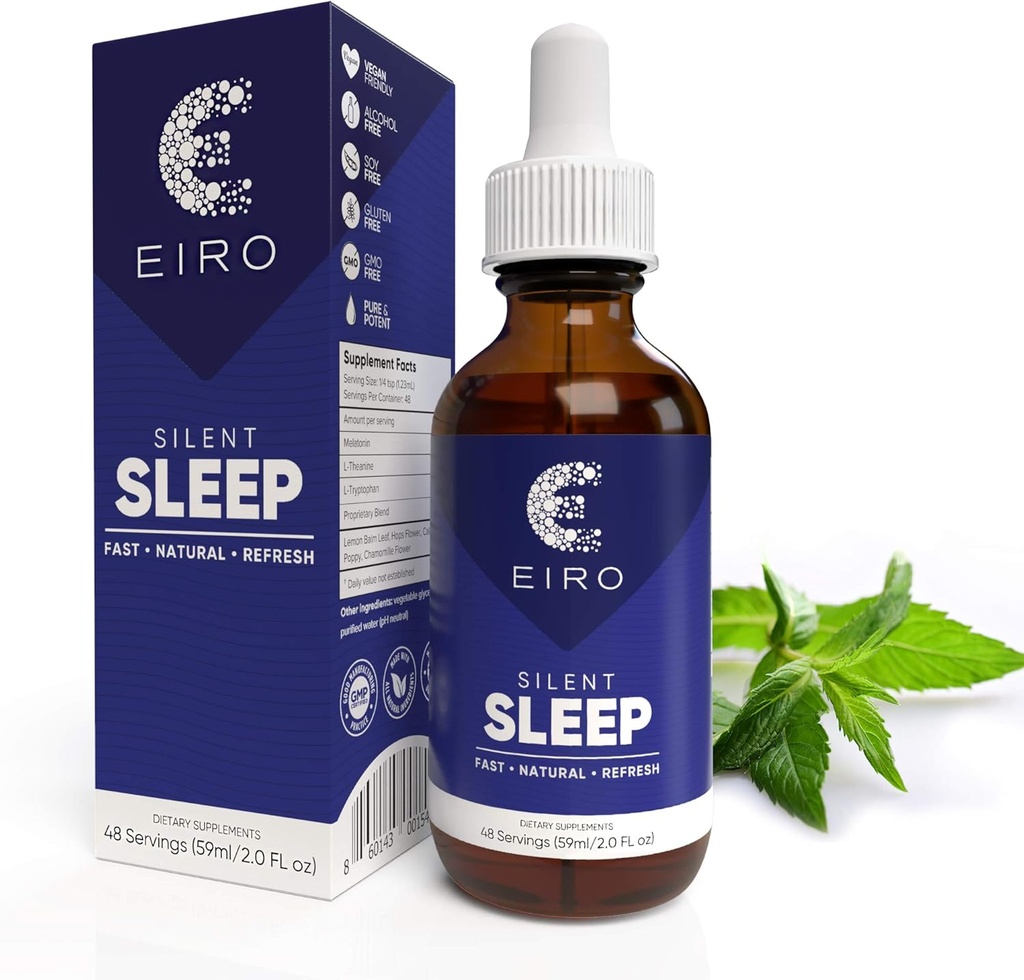 与Melatonin、L-Theanine、Chamomile花和更多的 高级吸附物一起,
