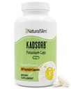NaturalSlim 天然钾 Gluconate 99 mg - Kadsorb 支持电解质平衡和正常pH - 具有基本矿物的可吸收钾补充剂 - 非转基因物质 400 Capsules 1 Pack