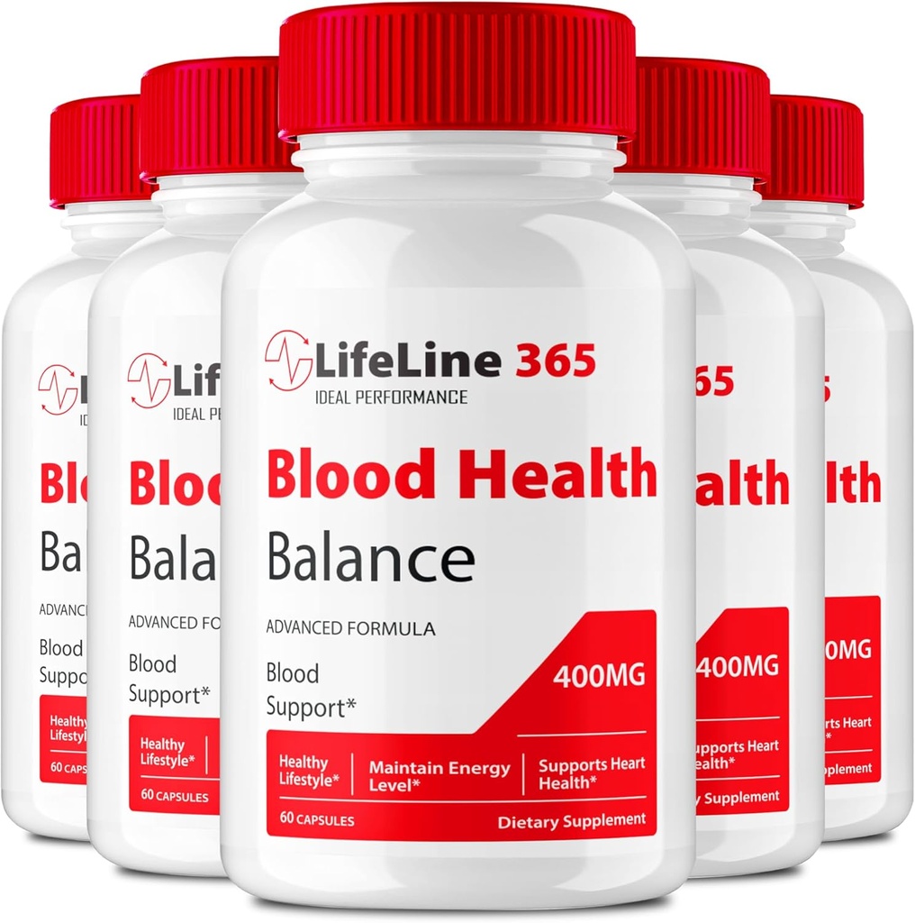 生命线 365 Pills 高级血液支持公式补充,生命线365 Blood Capsules - 最大力量,生命线 365 All Natural Formula Pills,生命线 365 Blood Support Reviews (5 Pack)