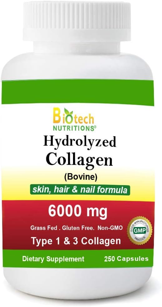 1和3 6000 mg 用于250 片草药剂 胶质自由非GMO