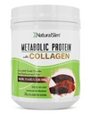 配有Collagen的代谢蛋白粉,Whey蛋白粉摇摆,含L-Glutamine的水解蛋白粉,用于Metabolic支持,消化,皮肤,关节和肌肉,低碳米替代,17.06 oz