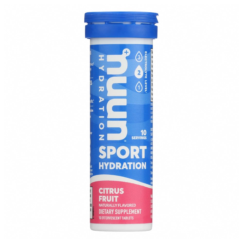 Nuun Active Citrus Fruit Electrolyte Enhanced Drink Tablets (6-Pack of 10)