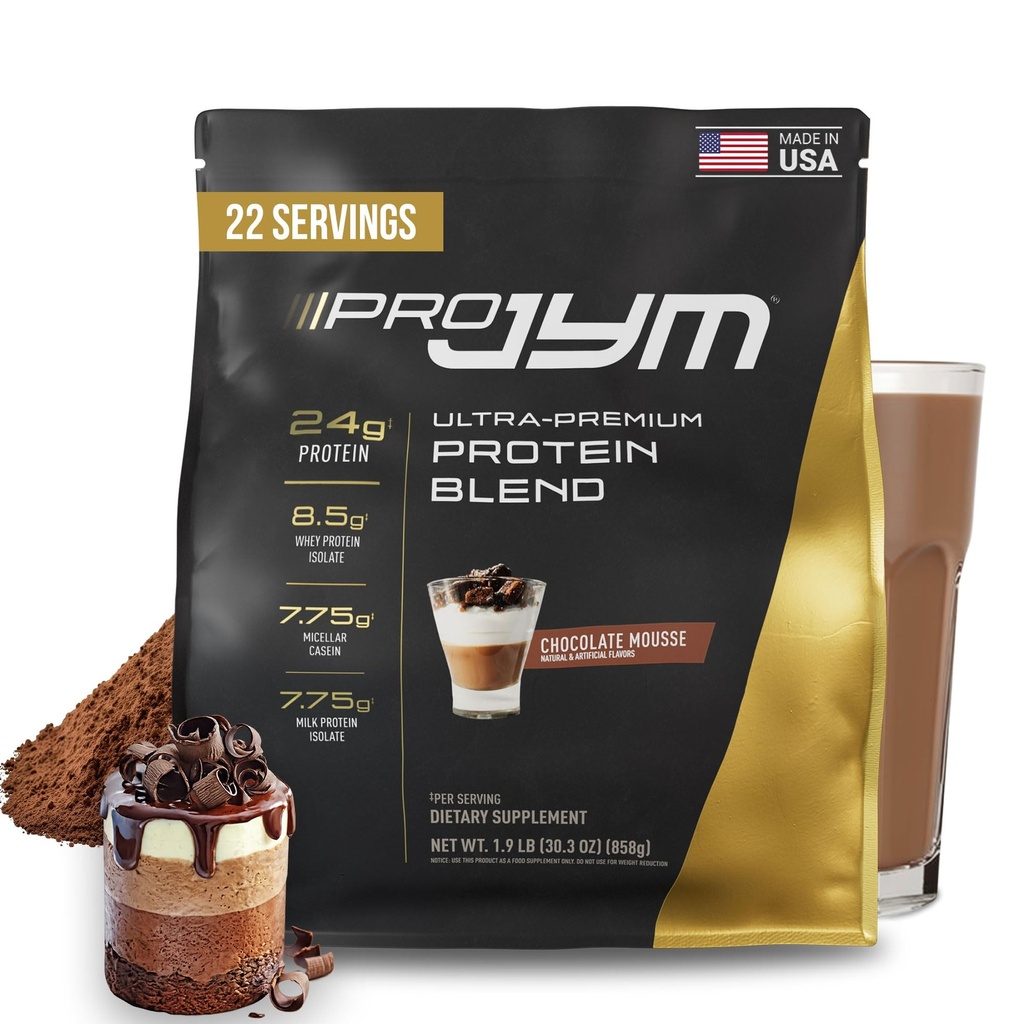 JYM 补充科学 Pro JYM 巧克力穆塞蛋白粉 - Whey蛋白溶液, Casein, & Milk蛋白, 精益肌肉 男女建筑,22种服务