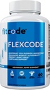 Fifcode Flexcode Ultra Premium 联合支持、Glucosamine、Turmeric、MSM、Chondroitin、Hyaluronic Acid、Gluten-Free,供男子和妇女使用(30名服务人员)