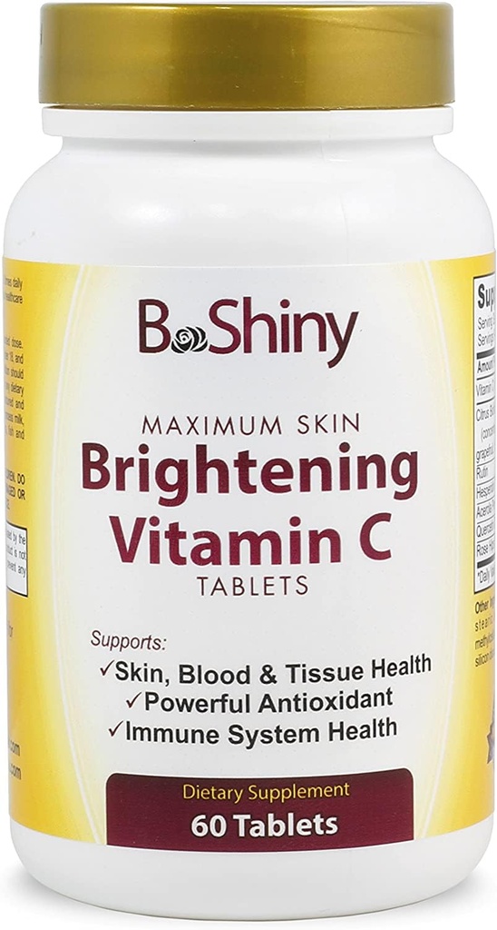 含有Rose HIPS和Bioflavinoids Immune支持的皮肤光亮抗氧化剂的1000毫克复合剂