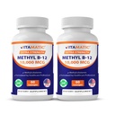 维生素B12(甲基乙酰Cobalamin)10,000 mcg(10mg) 60 Lozenges - 维生素B12的高级来源(2包)