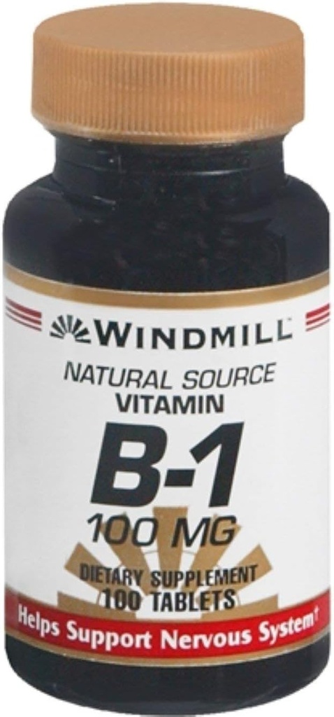 风车维生素B-1 100毫克