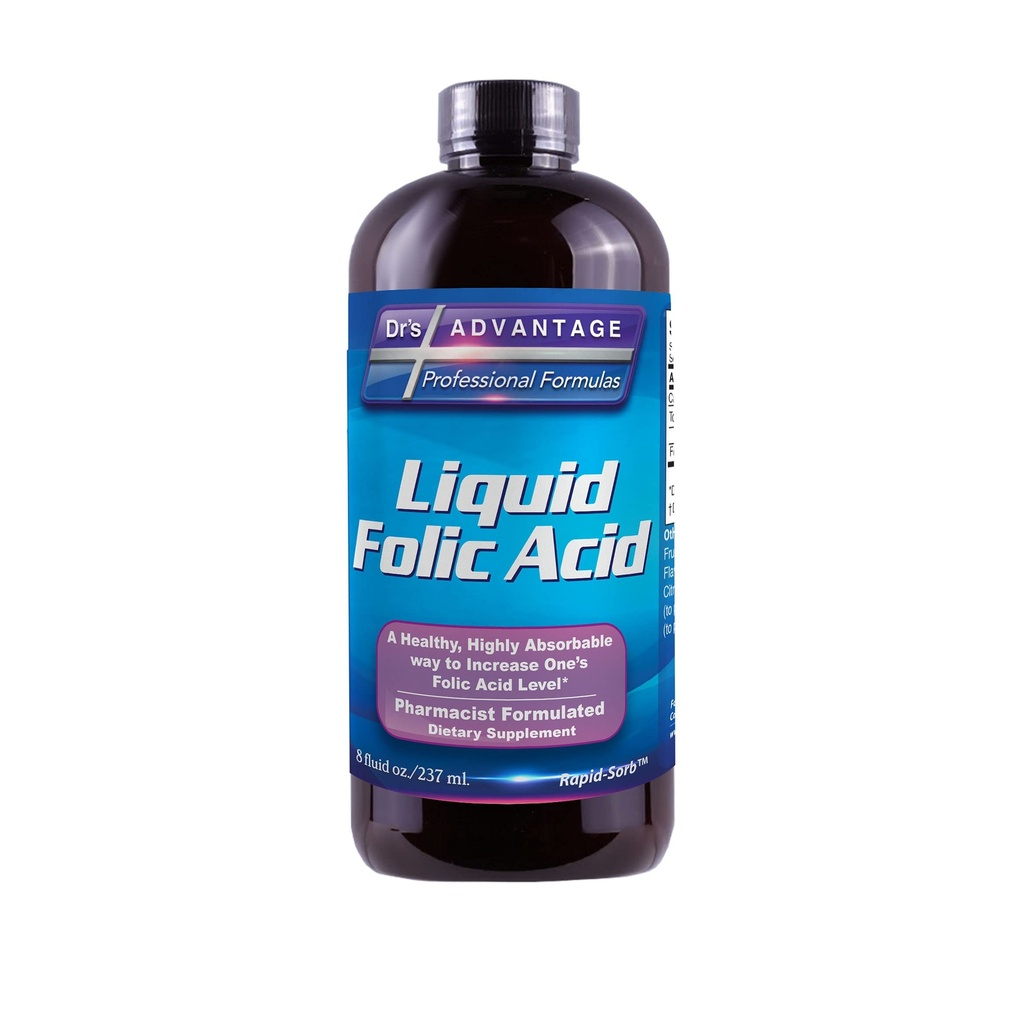 液体叶酸800 MCG,8 oz.