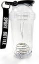 Blender Shaker Bottle, 500ml/16oz, 迪斯瓦舍安全,防沙器, 手提式工作前Whey蛋白饮料杯, 混合鸡尾酒 摇摆 给男人的礼物 给成年人的白象礼物