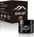 Shilajit Resin with Fulvic Acid & Trace Minerals, 原西伯利亚纯re Shilajit 含85+胡米酸,支持代谢和免疫系统 - 100 service / 1.7 Oz