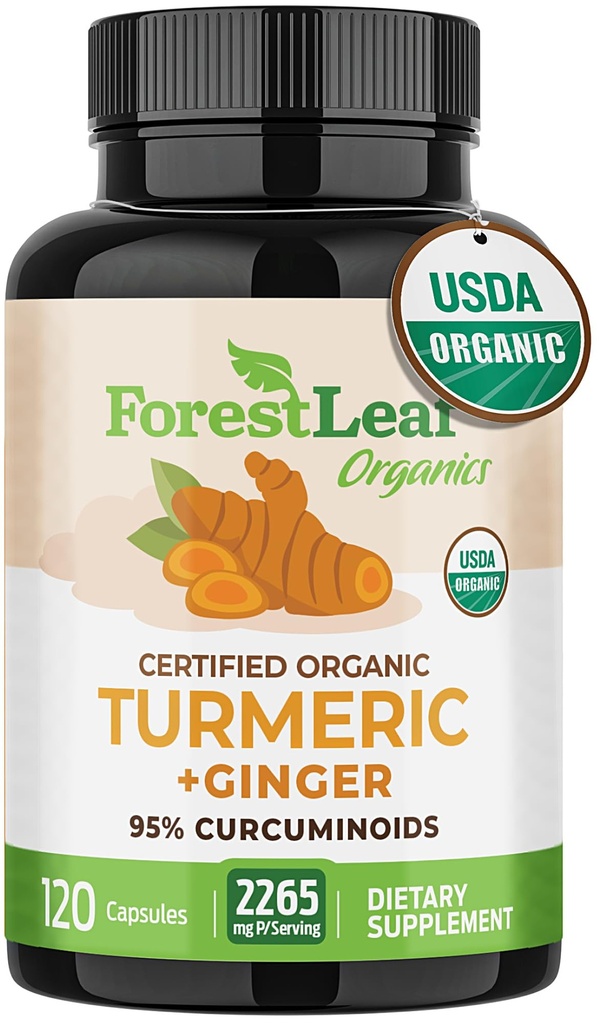 Turmeric Extrastruction 2265mg - Turmeric Curcumin Supplement w/BioPerine Black Pepper - Tummeric 和 Ginger Supplements, 95% Curcuminoids, 支持Immune 和 联合健康,120 Caps