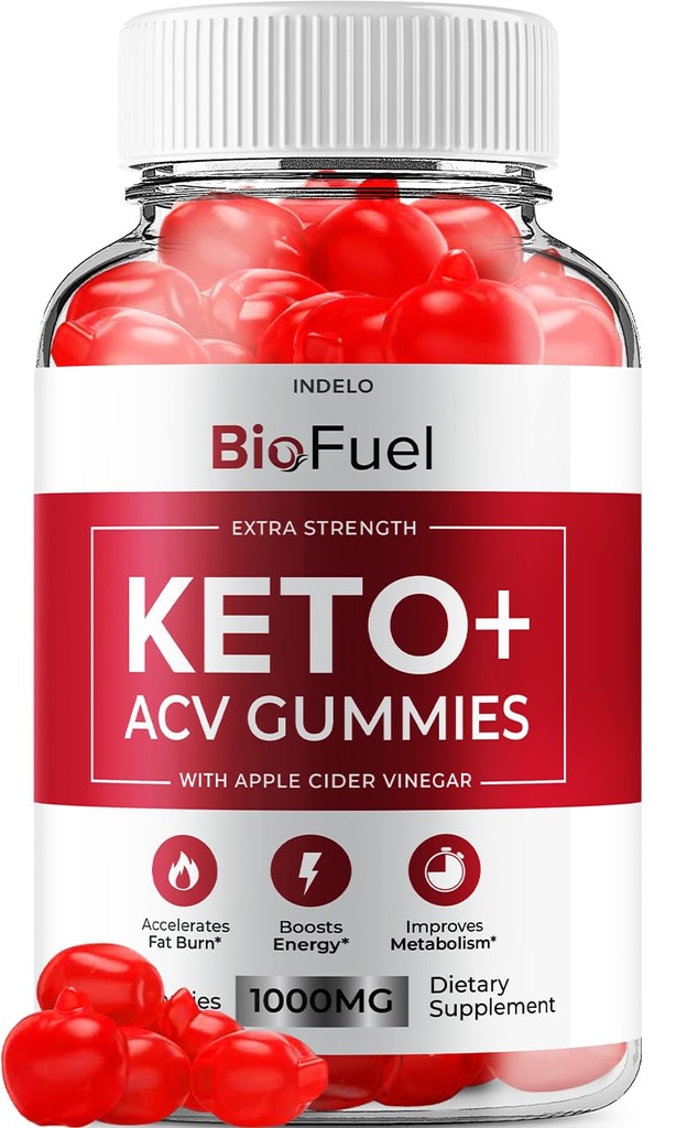 Bio Fuel Keto ACV Gummys - 高级公式 BioFuel Keto Plus ACV Gummys Apple Cinegar Bio Fuel ACV,重量管理 Gummys 饮食补充审查 男性(60 Gummys)