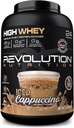 革命性营养,高惠,蛋白粉2LB,Whey Isolate,Gluten Free, Lean Muscle Mass for Men & Women, 25g of Protein Per Scoop, 908g, 24 services (Iced Cappuccino, 2 英镑)
