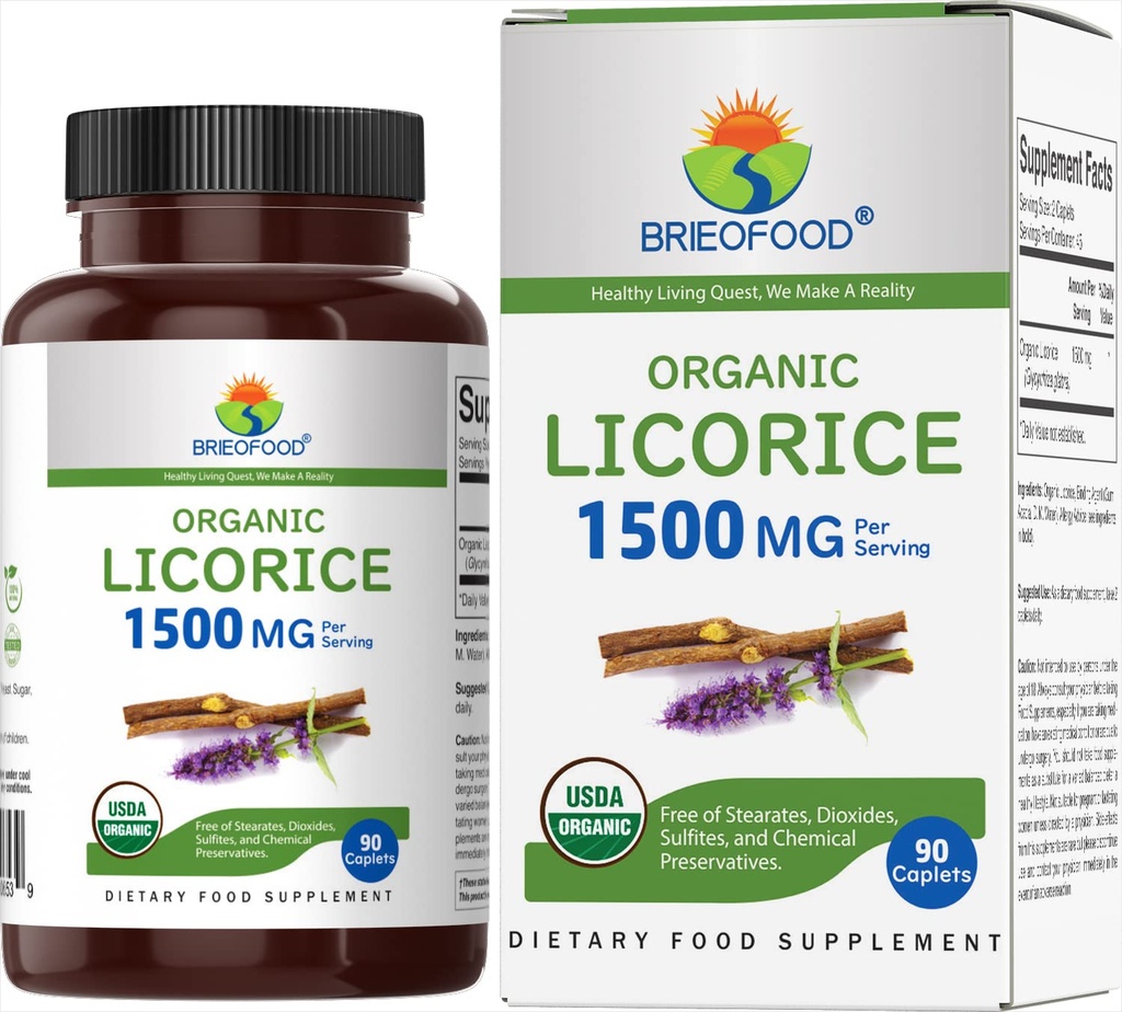 Brieofood 有机液1500mg,45 services, 蔬菜, Gluten Free, 90 蔬菜片