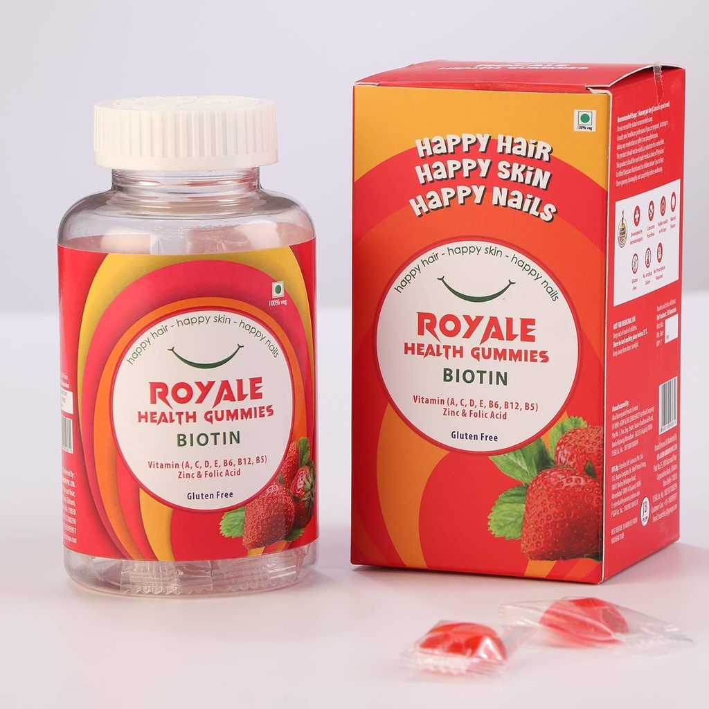 (原始内容存档于2018-09-31). General Rise. Biotin Gummys QQStrong 头发,坚固的钉子, Glowing Skin 与 Biotin, 维生素B12, 维生素E, C I 30 Gummys Pack for Men and Women (PACK of 1), Nautral 相配的皮革.