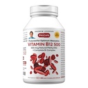 AndreW Lessman 维生素B12 500 360 Capsules - 吸收-保护甲基Cobalamin(天然复合维生素B12), 能量和应激支持必需, + B-复合, 容易吞咽 Capsules