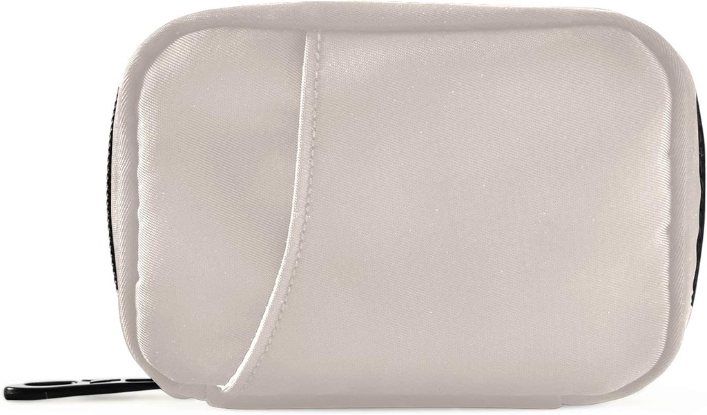 Naanle药盒 7日药盒 旅行药盒 旅行药盒 组织者 Bag Zipper Portable Weekly Contract 缩合体尺寸 维生素 补充 Holder Solid Color Khaki Z - Khaki 4.6 x 3.14 x 1.88 Inch 1.0 Count 0.12公斤
