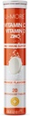 U-MORE 维生素 C 1000mg & Zinc + 维生素 D, 20 Effervescent 片, 橙色Flavor, Immune 支持补充, 快速溶解, Boosts Immune 系统, 支持健康皮肤, 头发和钉子