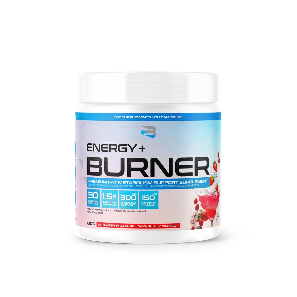 Believe Energy + Burner,草莓Daquiri,30份服务补编,130克
