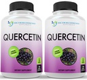 推荐的药物 Quercetin 1000 mg 人/服务 - 维生素补充剂,(Vegan QQ N-GMO) (120 Veggie Capsules,包件2)