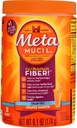 Metamucil Daily Fiber 补充/常规治疗,无糖,橙色滑润,6.1 oz(包3)