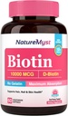 Biotin 10000 mcg, 高概率, 生物活性, 冷前椰油用于最大吸收, 无胶原, 毛发, 钉子, 皮肤, 60 蔬菜软胶