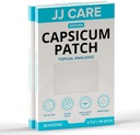 JJ CARE Capsicum Patch (40 PCS), 4.7" x 7.1" 苏打Capsaicin Patch, Capsicum Patches for Neck, Sheper, Muscle Soreness - 8 Hours Relief (中文(简体) ).
