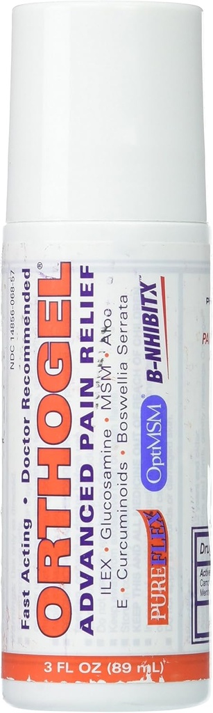 Orthogel 高级冷疗法 止痛药 Gel 卷轴, 3 oz (Pack of 3)