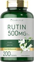 卡莱尔·鲁廷(Carlyle Rutin) 补充500mg → 200块平板电脑 → 蔬菜,非GMO, Gluten Free