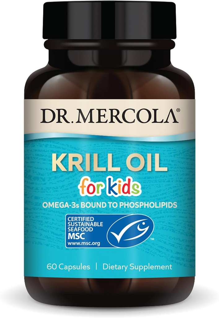 Mercola Kids博士 克里尔油盖,60位伯爵