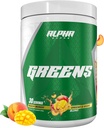 Alpha Supps - Alpha Greens Suppers – 果实和蔬菜超级食品 粉末 – 超过 40种基于自然植物的原料 – Prebiotic & Probiotic 文摘支持 – 30 services (Peach Mango)