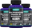 1强化公式中的2个:维生素B1与本福蒂胺500mg,脂肪溶解补充维生素B-1,500 mg - 120 capsules (3)