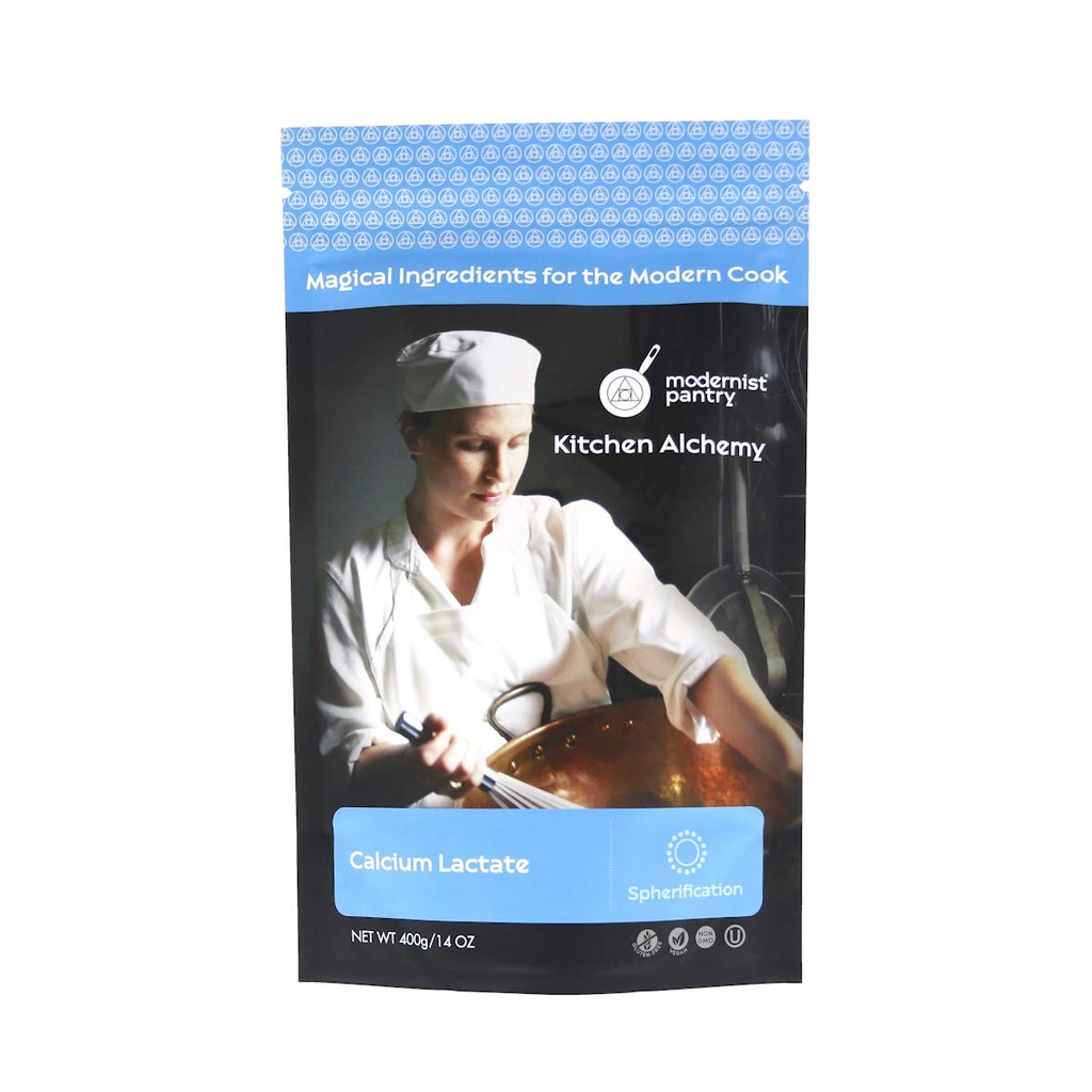 纯钙乳酸  非GMO Vegan OU Kosher认证 - 400g/14oz