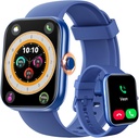ENOMIR Smart Watch for Women Men (Answer/Make Calls) Compatible with iPhone/Android/Samsung, Alexa Built-in, [1.91" HD Screen] Waterproof Fitness Watch with Heart Rate/Sleep/SpO2 Monitor(Blue)