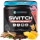 CoreBody Switch Energy Drinch Mix - Notrophics Brain Supports for memory & Focus, 糖无能促进器与Nootrophics, Alpha GPC, All Day Focus * (热带冲锋枪)